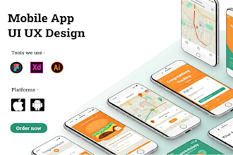 do ux research, app screenshots, figma mobile app design, web app design