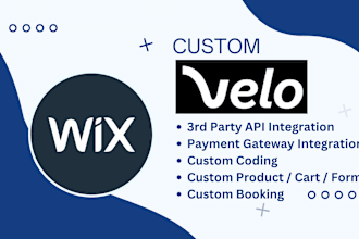 create custom functionality with velo code on your wix website