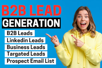 do targeted b2b lead generation for any industries