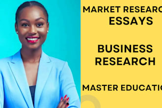 write urgent business, market research, case study analysis