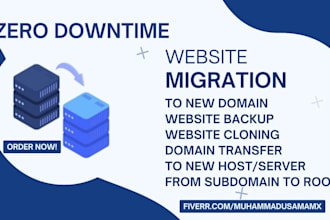migrate wordpress to shopify, wix to wordpress, or clone any website