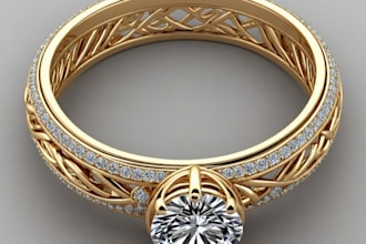 make 3d design, 3d helmet, 3d shoe, 3d jewelry design for 3d printing