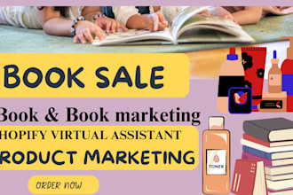 be shopify virtual assistant, ebook marketing sales funnel, book marketing
