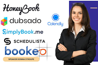setup fresha simplybook setmore bookeo calendly  booksy vagaro dubsado square