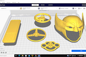 repair and slice or split 3d models for 3d printing