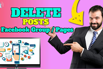 delete facebook group or page old posts in bulk safely