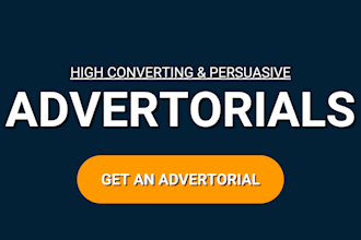 do copywriting for high converting advertorials