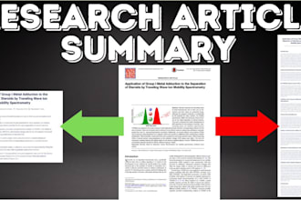 summarize current research articles