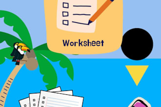 create science, maths and english worksheets