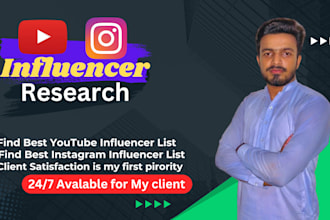 collect the top influencer of instagram youtube podcast and valid email list
