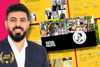 do a pro pitch deck presentation design in powerpoint