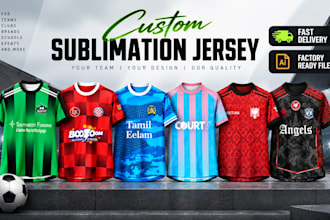 design a professional custom football jersey
