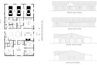 draw floor plans, elevations, and sections in autocad