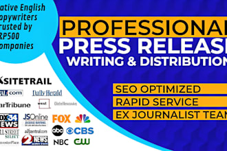 do newsworthy press release writing and PR distribution