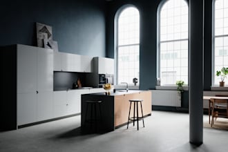 do realistic kitchen interior 3d rendering