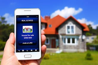 develop real estate app, logistic app, food delivery app, fleet management app