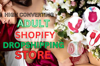 shopify adult store, adult toy, dropshipping store adult shopify website