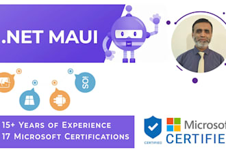 develop mobile app using dot net maui , maui