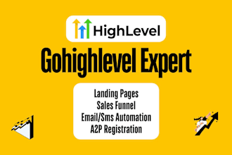 ghl expert gohighlevel website landing page and gohighlevel sales funnel fb ads