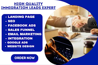 generate quality immigration lawyer leads personal injury civil law lead website