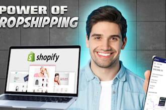 redesign shopify stores, including dropshipping and pod web