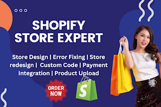 do shopify bug fixing, store customization, shopify store design troubleshooting
