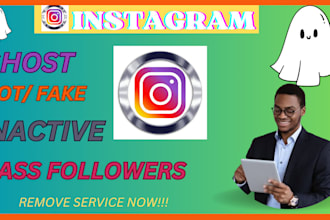 remove ghost fake bot followers from your instagram account safely