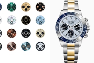 create custom watch using 2d 3d on shopify, kickflip, zakeke, mimeeq 3d pod