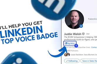 write expert articles to help you get the linkedin top voice badge