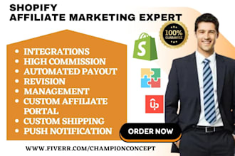 setup shopify affiliate marketing uppromte goaffpro clickbank affiliate website