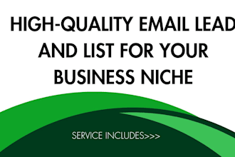 build targeted b2b email lead list contact prospect list building for your niche