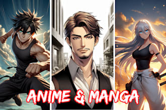 create 2d anime or manga illustrations from your description