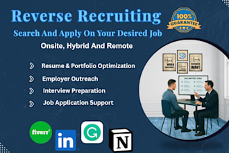 reverse recruiter to search and apply 100 remote jobs