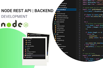 be your node js api and backend developer mysql and mongodb
