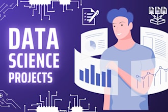 do data analytics, statistical analysis, data science projects in python and r