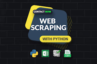 web scraping, data mining and extracting from any website