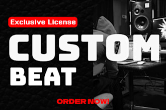 create a custom beat with exclusive rights