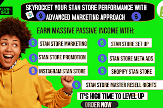 stan store marketing promotion shopify product hunting cro shopify marketing ads