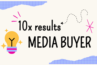 media buyer for targeted ads on google, facebook, instagram