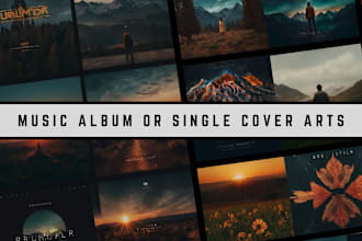 professionally design your music album or single  cover art