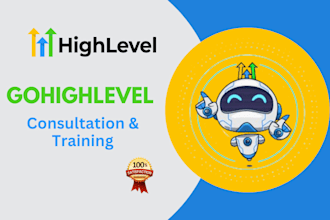 provide you gohighlevel consultation, go high level training