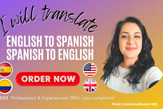 manually translate english to spanish or spanish to english