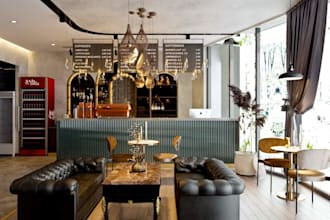 do interior design,3d render for cafe,restaurants, coffee shop,retail stores