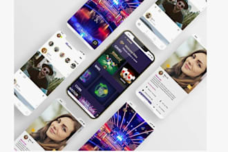 develop flutter app dating app, social networking app, matchmaking app, love app
