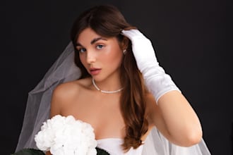 retouch photos and color corrections