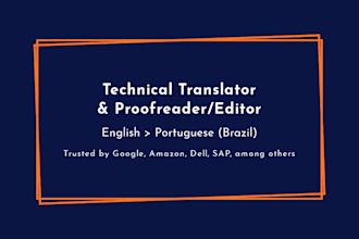 translate, proofread and edit your technical content