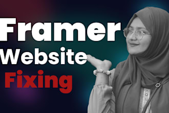 update and fix framer website, responsive design, template and SEO