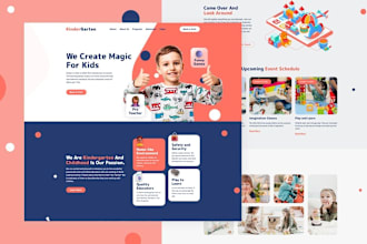 develop kindergarten website, preschool, nursery school or daycare website