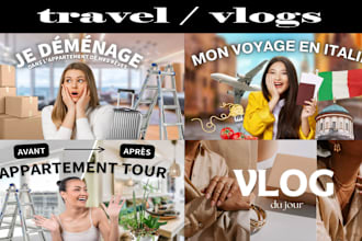 make vlog and travel thumbnails for you