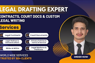 be your expert legal writer for contracts, agreements, and legal documents